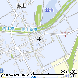 静岡県菊川市赤土271周辺の地図