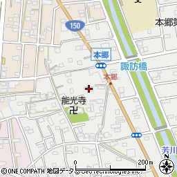 静岡県浜松市中央区本郷町93周辺の地図