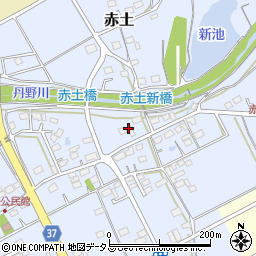 静岡県菊川市赤土278周辺の地図