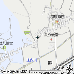 岡山県岡山市東区鉄546周辺の地図