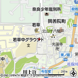 奈良県奈良市川上町496周辺の地図