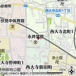 奈良県奈良市西大寺新田町1周辺の地図