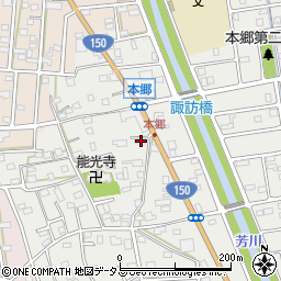 静岡県浜松市中央区本郷町95周辺の地図