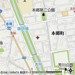 静岡県浜松市中央区本郷町1361周辺の地図