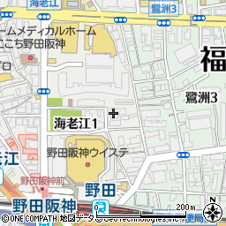 ラフィーナ野田阪神周辺の地図