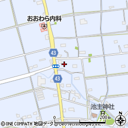 静岡県磐田市大原1371周辺の地図