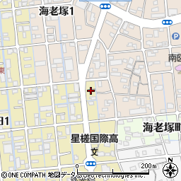 浜松海老塚郵便局 ＡＴＭ周辺の地図