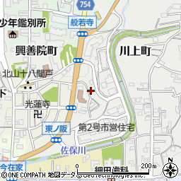 奈良県奈良市川上町434周辺の地図