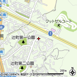 奈良県生駒市辻町450-10周辺の地図