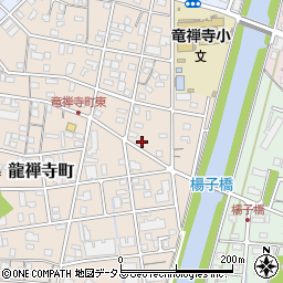 静岡県浜松市中央区龍禅寺町196周辺の地図