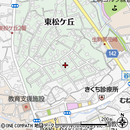 奈良県生駒市東松ケ丘11周辺の地図