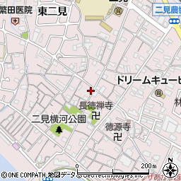 兵庫県明石市二見町東二見1667-1周辺の地図