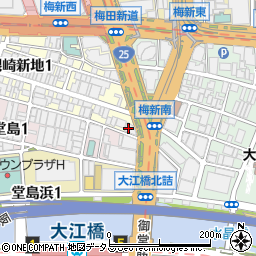 滋賀銀行大阪支店周辺の地図
