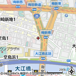 滋賀銀行大阪支店周辺の地図