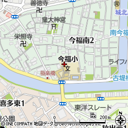 大阪市立今福小学校周辺の地図