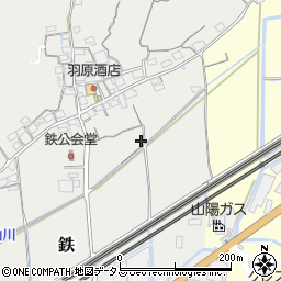 岡山県岡山市東区鉄39周辺の地図