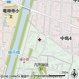 静岡県浜松市中央区楊子町1390周辺の地図