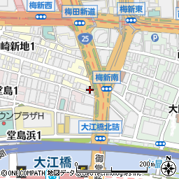 株式会社テレビ長崎　大阪支社周辺の地図