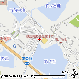 県営長坂寺鉄筋住宅周辺の地図
