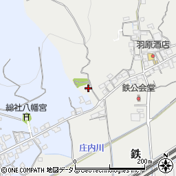 岡山県岡山市東区鉄554周辺の地図