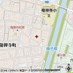 静岡県浜松市中央区龍禅寺町183周辺の地図