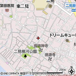 兵庫県明石市二見町東二見1667周辺の地図