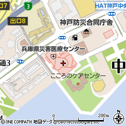 兵庫県災害医療センター周辺の地図