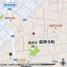 静岡県浜松市中央区龍禅寺町282周辺の地図