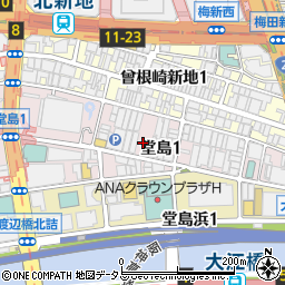 カラオケバー noomo 堂島店周辺の地図