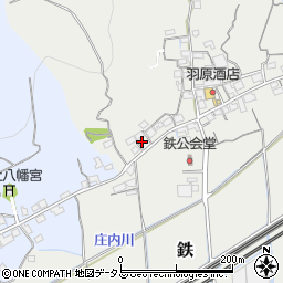 岡山県岡山市東区鉄544周辺の地図