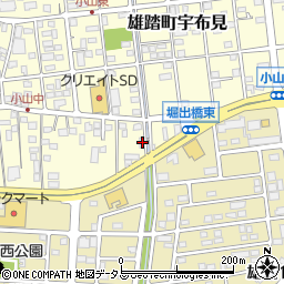 静岡県浜松市中央区雄踏町宇布見4158周辺の地図