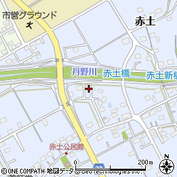 静岡県菊川市赤土475周辺の地図