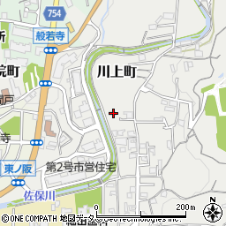 奈良県奈良市川上町77周辺の地図