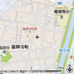 静岡県浜松市中央区龍禅寺町350周辺の地図
