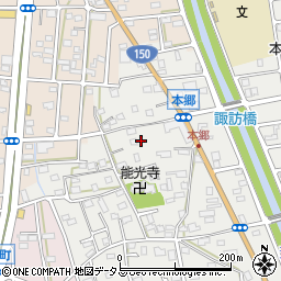 静岡県浜松市中央区本郷町77周辺の地図