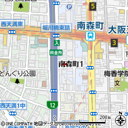 新晃工業株式会社　大阪支社営業第一部第一課周辺の地図