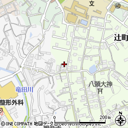 奈良県生駒市辻町881-46周辺の地図