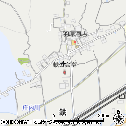 岡山県岡山市東区鉄488周辺の地図