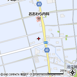 静岡県磐田市大原1393周辺の地図