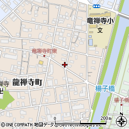 静岡県浜松市中央区龍禅寺町201周辺の地図