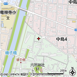静岡県浜松市中央区楊子町1393周辺の地図