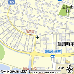 静岡県浜松市中央区雄踏町宇布見8774周辺の地図