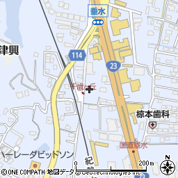 三重県津市垂水148周辺の地図