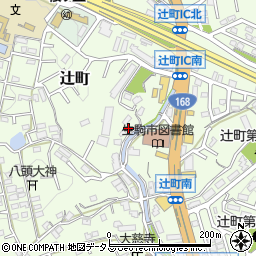 奈良県生駒市辻町112周辺の地図