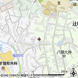 奈良県生駒市辻町881-32周辺の地図