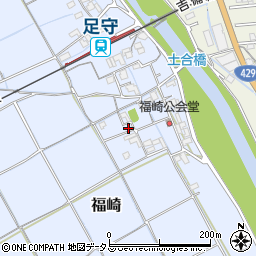 岡山県岡山市北区福崎202周辺の地図