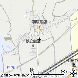 岡山県岡山市東区鉄31周辺の地図