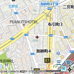 うなぎ四代目菊川　神戸三宮店周辺の地図