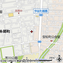 静岡県浜松市中央区本郷町1352周辺の地図
