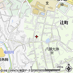 奈良県生駒市辻町882-24周辺の地図